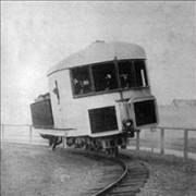 Gyroscopically Balanced Monorail in 1907