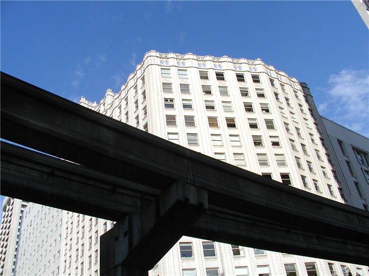 Monorail Tracks in Seattle