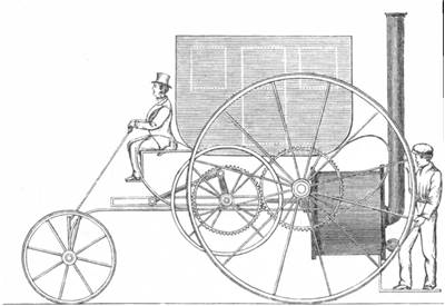 Richard Trevithick Dampfwagen